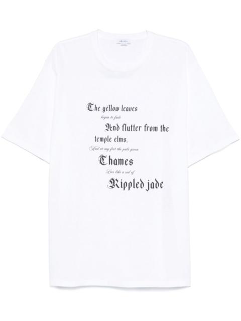 text-print T-shirt