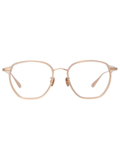 DANILO ANGULAR OPTICAL FRAME IN ROSE GOLD