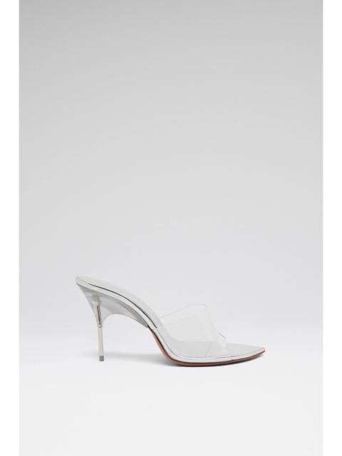 BIANCA GLASS SLIPPER 95 TRANSPARENT PVC