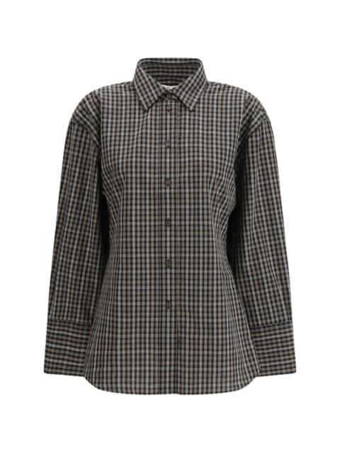 shaped check shirt