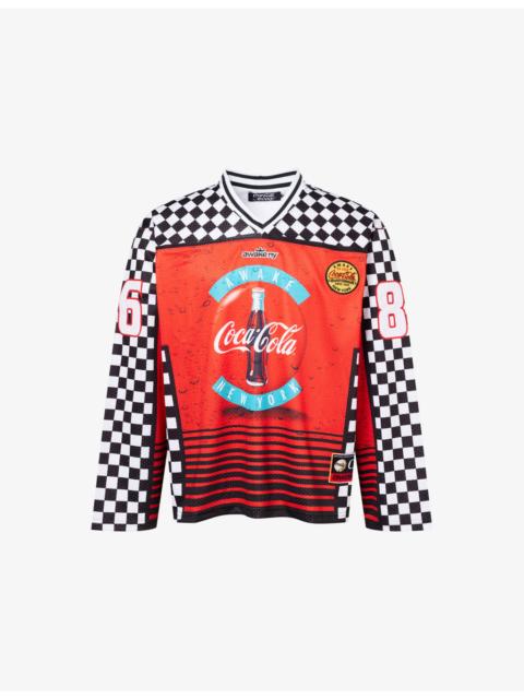 Awake NY x Coca Cola Hockey Long-Sleeves Woven T-Shirt