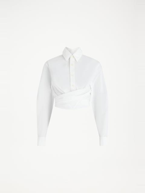 THE CROPPED CACHE-CŒUR SHIRT