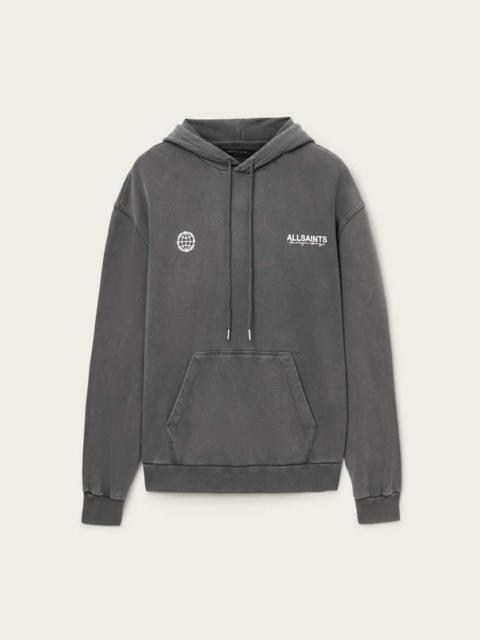 EMBLEM OVERSIZED COTTON HOODY