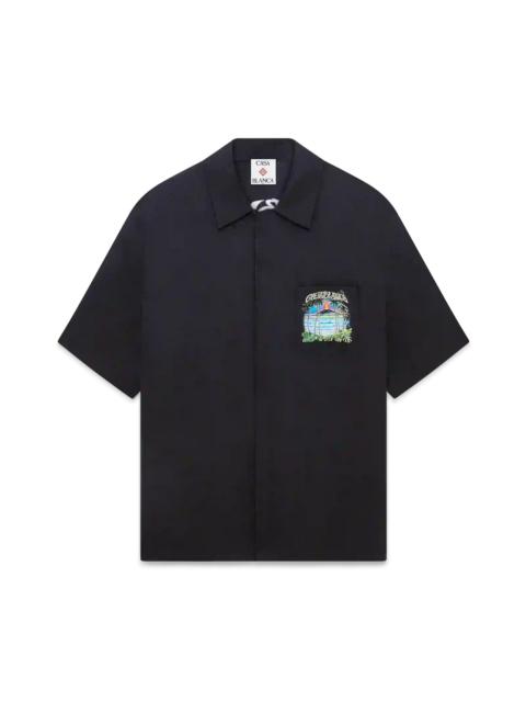 Volcano Short Sleeve Jacquard Classic Shirt