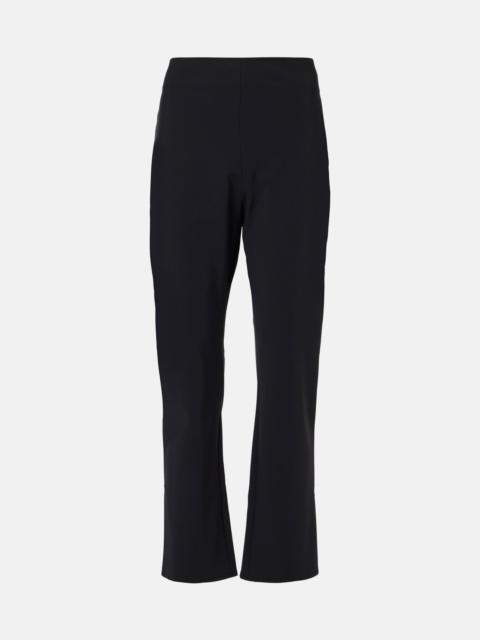 Scuba cropped slim pants