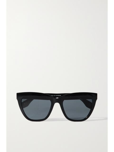 Enthusiplastic Oversized Cat-eye Recycled-acetate Sunglasses