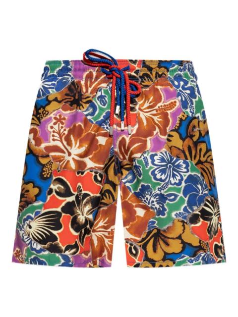 x Vilebrequin floral-print swim shorts