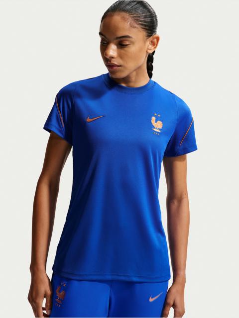 FFF Strike Women's Nike Soccer Dri-FIT Short-Sleeve Top