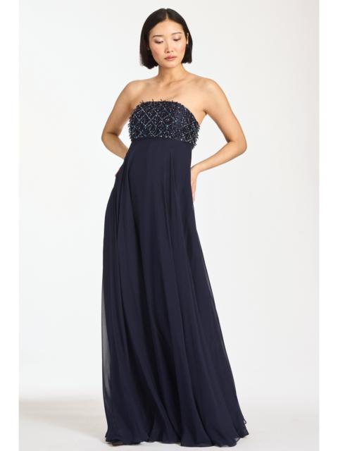 EMBELLISHED MONACO GOWN - MIDNIGHT