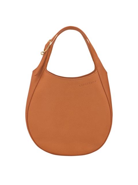 Le Foulonné S Handbag Amber - Leather
