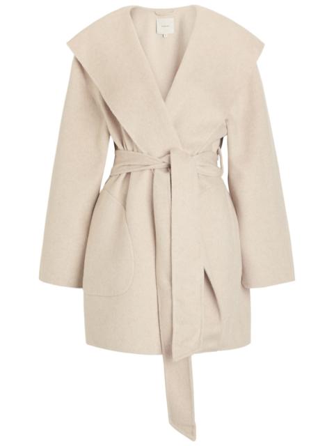 Varley Edgemere Belted Wool-blend Coat