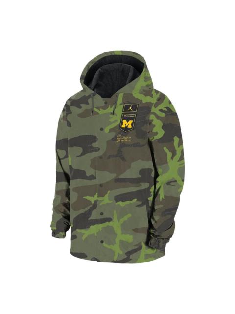 Air Jordan College Jacket 'Green Camo' DQ2233-328
