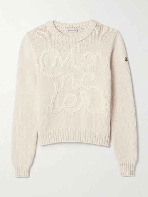 Embroidered Cotton Sweater
