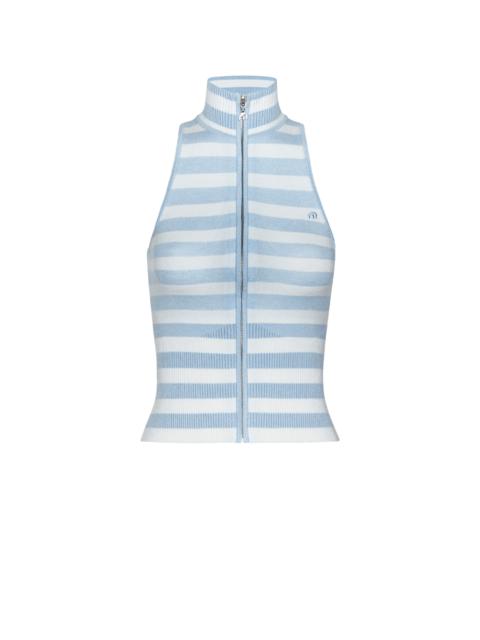 VERA TOP - PERIWINKLE STRIPE