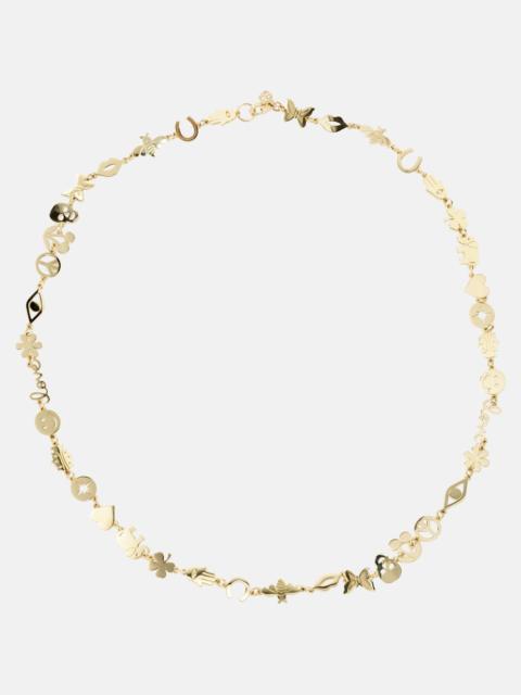 Pure Tiny 14kt gold necklace