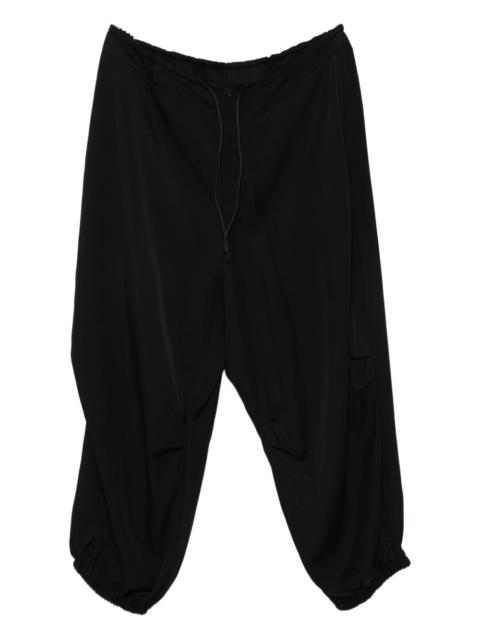 drawstring elasticated track pants