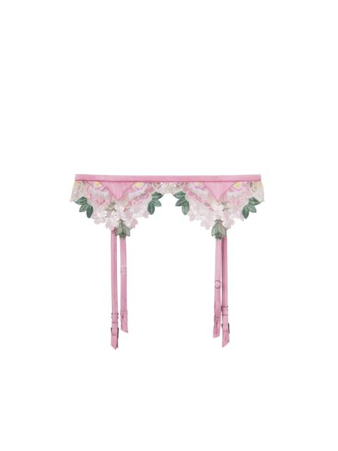 Jardin Embroidery Garter Belt