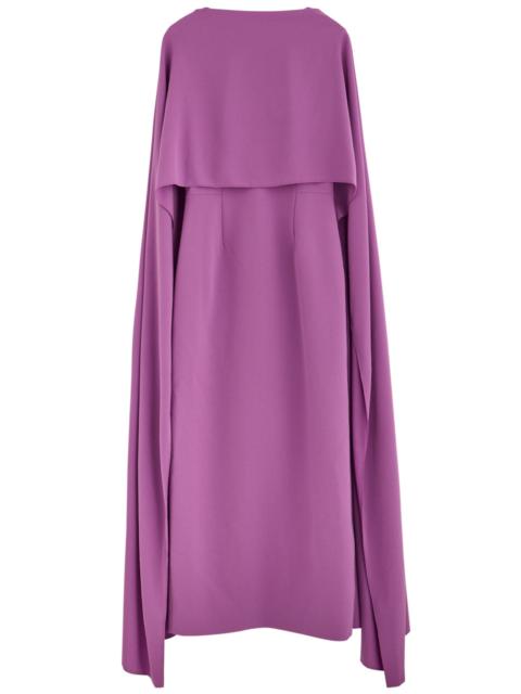 Roksanda Elina Cape-effect Crepe Gown