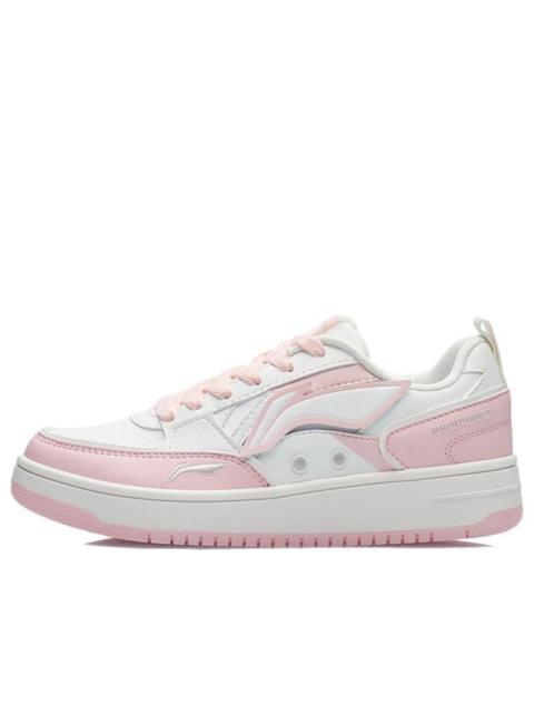 (WMNS) Li-Ning Classic Leisure 'White Pink' AGCS134-1