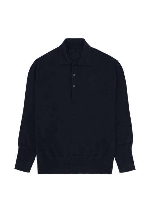 long-sleeve polo shirt