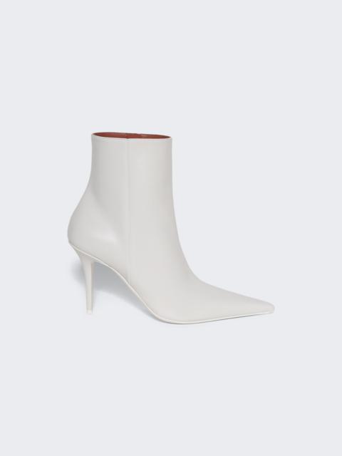 Barbara Bootie White Nappa Leather
