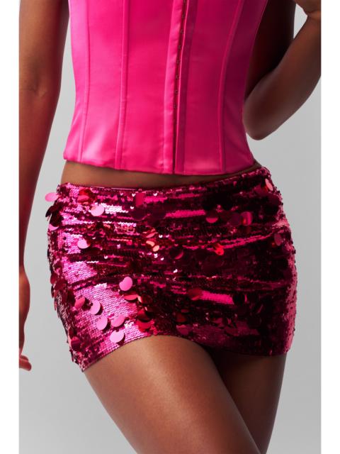 LOW RISE PAILLETTE SKIRT