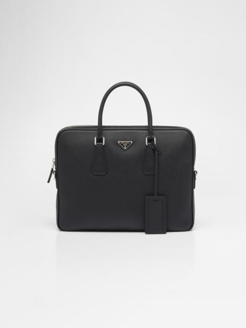 Saffiano Leather Work Bag