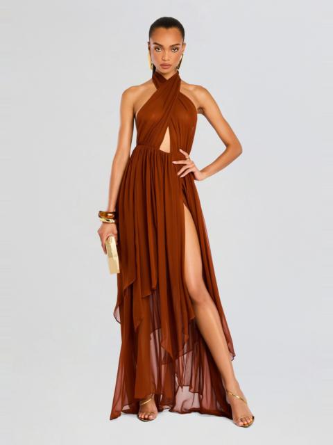 INA SILK CHIFFON DRESS