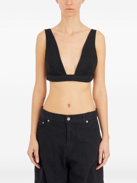 TessaV-neck crop top