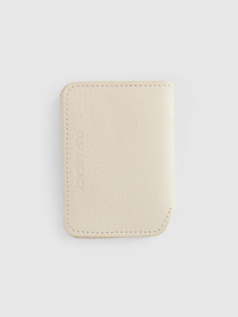 Card Case Deep Ecru Leather