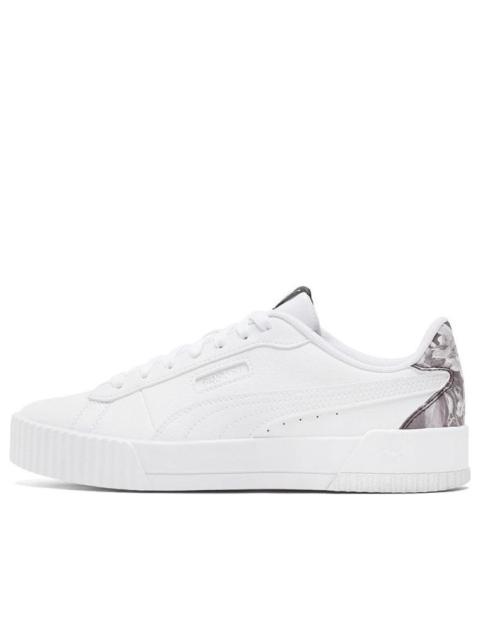 (WMNS) PUMA Carina Crew Untamed Su For Casual Shoes White/Black 375960-02