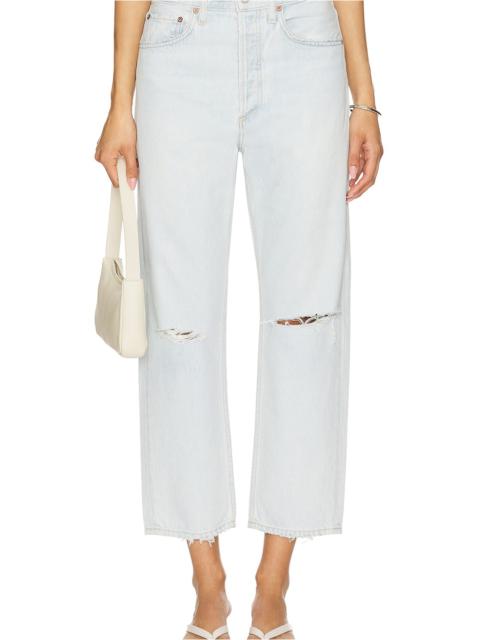 90's Crop Loose Straight Jeans