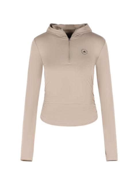 hood logo sweatshirt