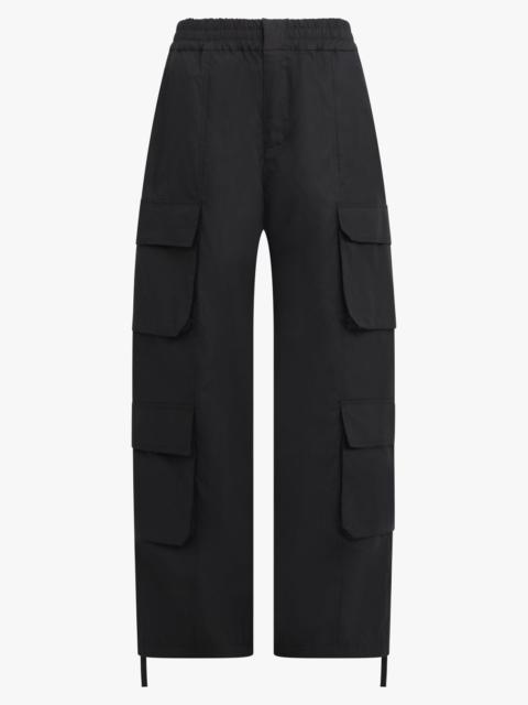 RELAXED UTILITY QUATRO CARGO PANTS | BLACK