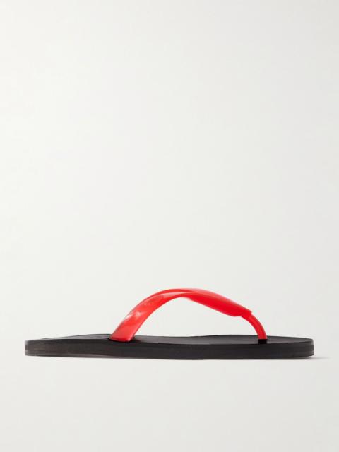 Saionara Jelly PVC flip flops Red