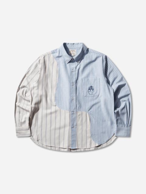 Brooks Brothers California Panel Oxford Button Up Shirt Light Blue