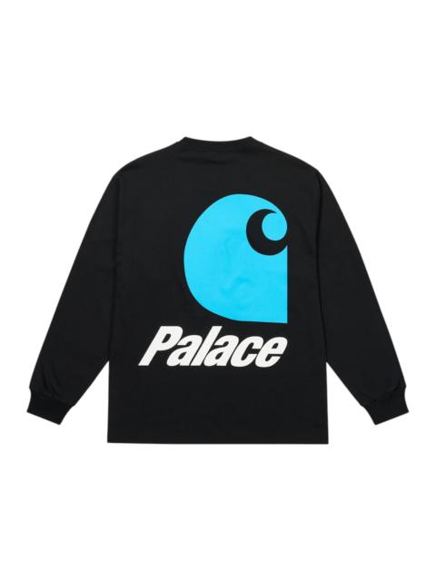 Palace Carhartt WIP Logo Longsleeve Black