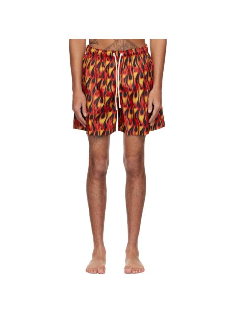 Red Flames Swim Shorts