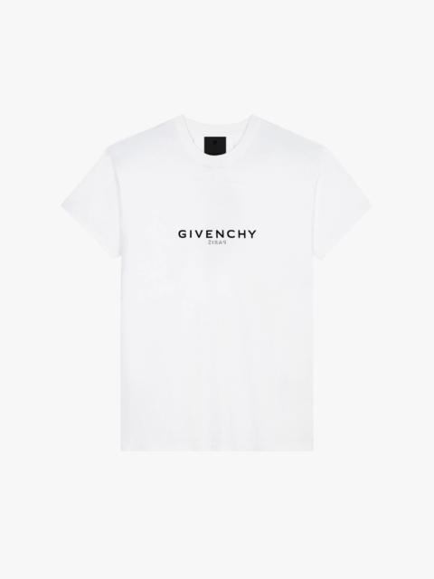 GIVENCHY REVERSE SLIM FIT T-SHIRT IN COTTON