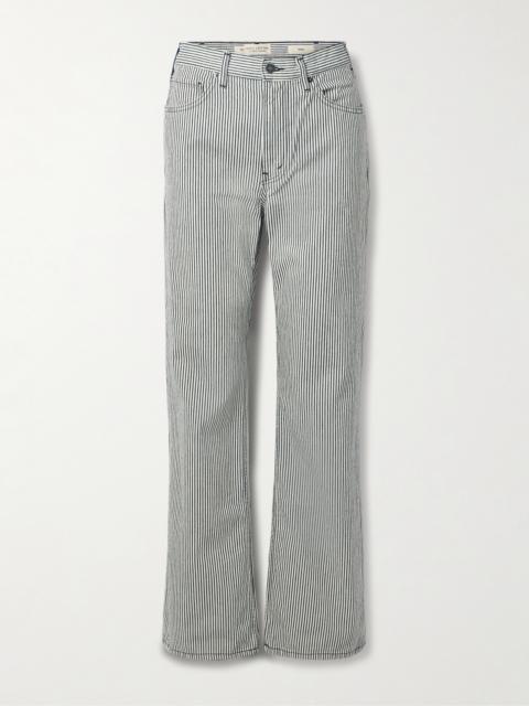 Mitchell Striped Low-rise Jeans