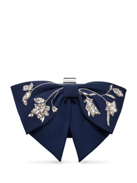 EMBROIDERED CUPIDS CLUTCH - NIGHT SKY