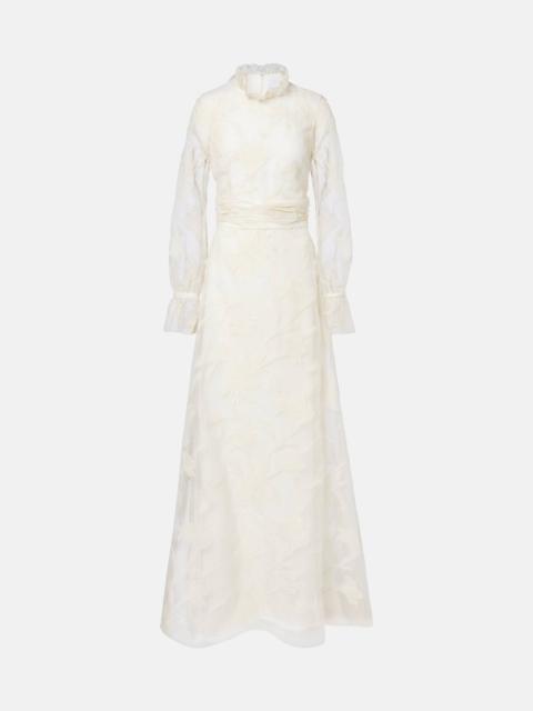 Bridal Adeline silk organza gown