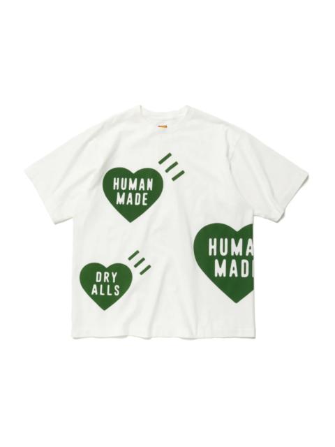 Human Made Big Heart T-Shirt White Green
