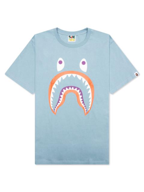COLORS SHARK PONR TEE - SAX