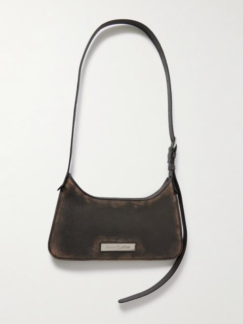 Platt Mini Embellished Textured-leather Shoulder Bag