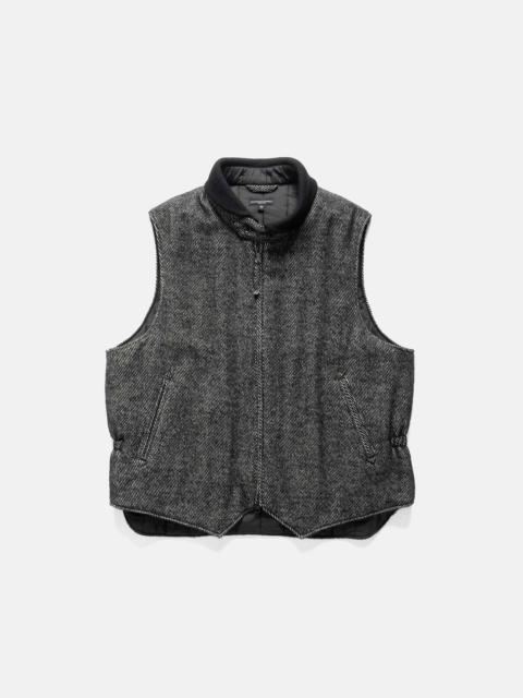 LL Vest Wool Shaggy Twill Black
