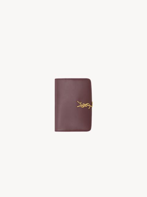 VOLTAIRE PASSPORT CASE IN BOX SAINT LAURENT
