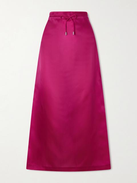 Regina Silk-organza Midi Skirt