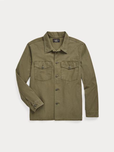 Reverse-Sateen Overshirt