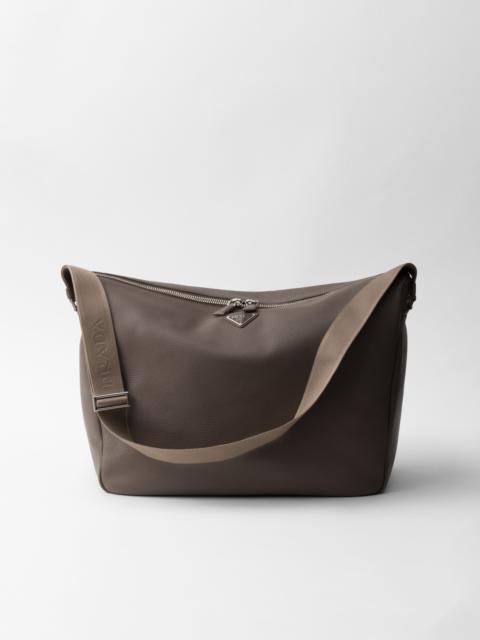 Leather shoulder bag